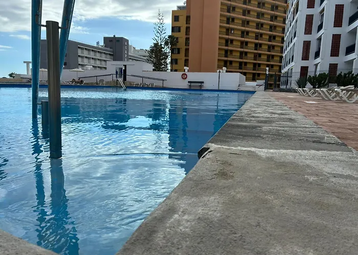 Playa De Americas Apto Cerca De La Playa, Con Piscina Y Parking Апартаменти